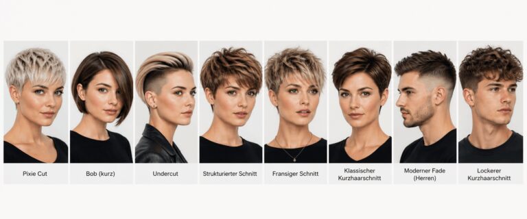 kurzhaarfrisuren damen und herren uebersicht pixie bob undercut fade beispiele