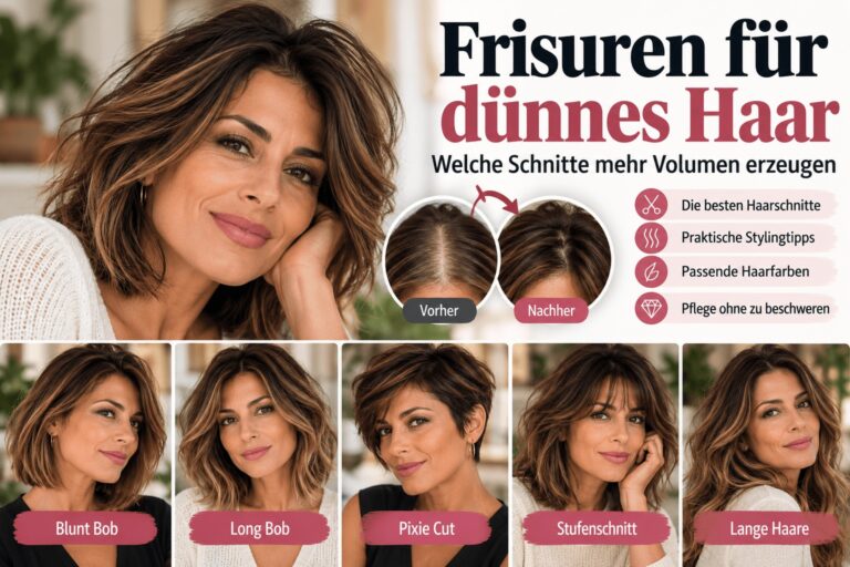 Frisuren für dünnes Haar – Blunt Bob, Long Bob, Pixie Cut und Stufenschnitt für mehr Volumen